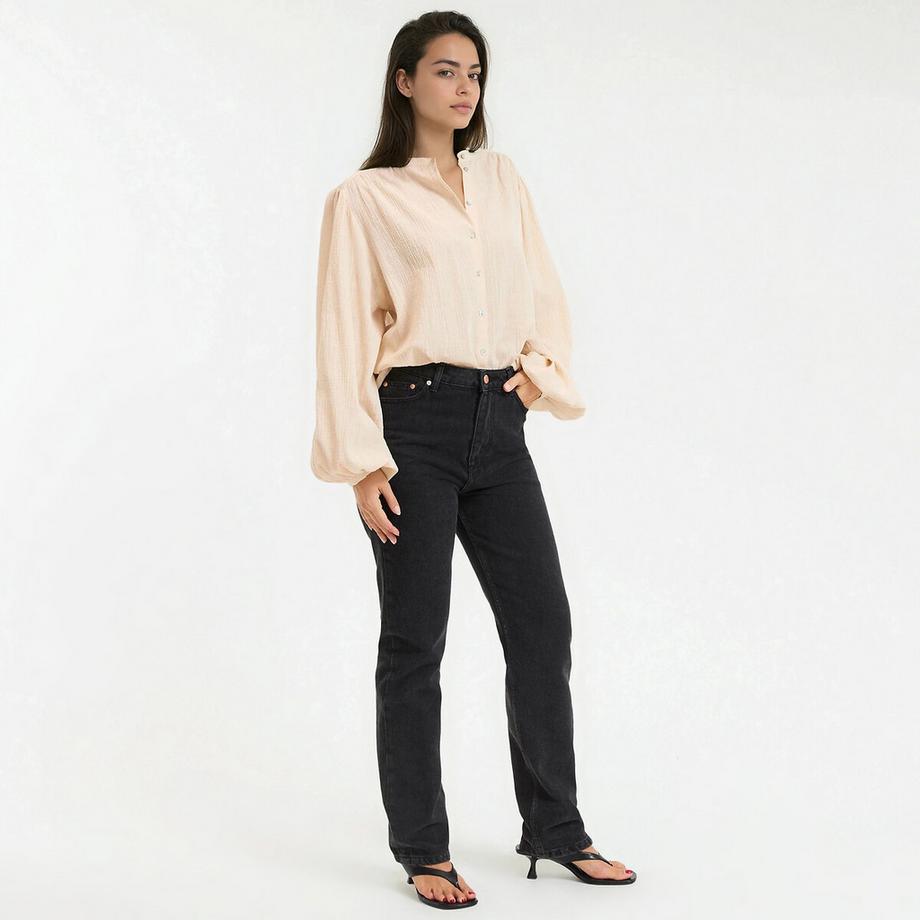 La Redoute Collections Hemd mit Mao-Kragen  