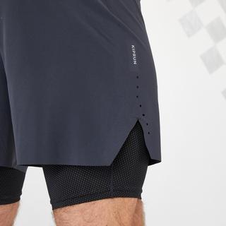 KIPRUN  Shorts - Lauf s 2-in-1 