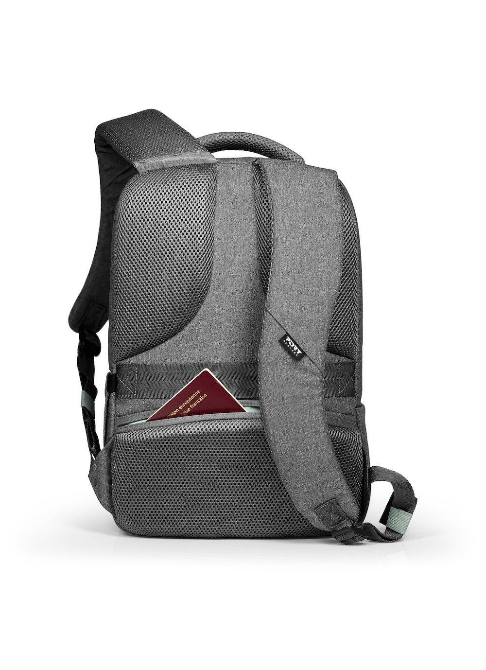 Port  YOSEMITE ECO XL Notebook Rucksack 15,6 grau 