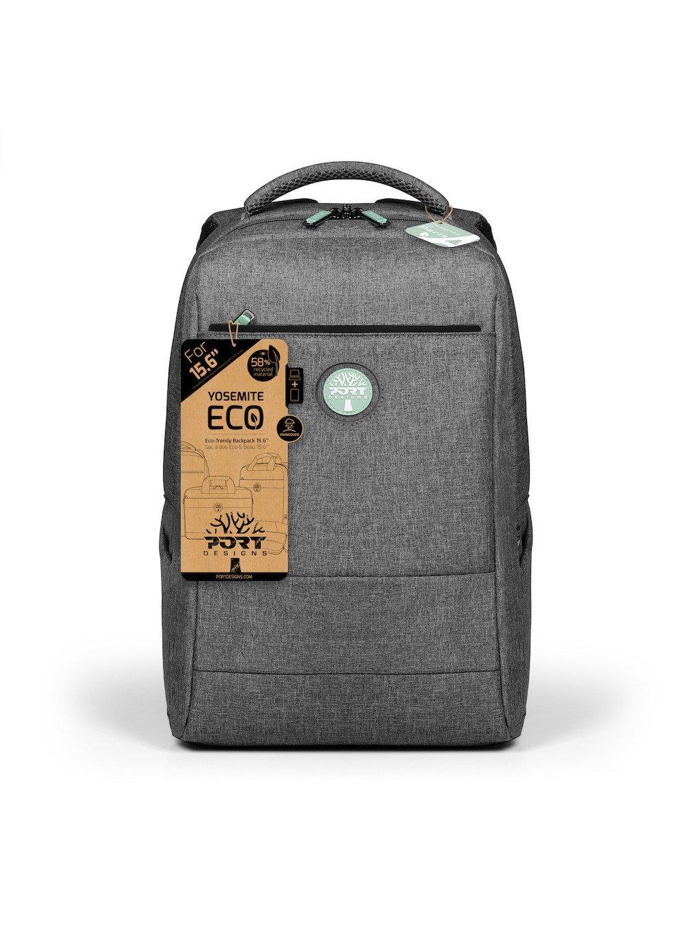 Port  YOSEMITE ECO XL Notebook Rucksack 15,6 grau 