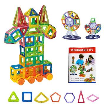 Pièces de construction magnétiques - Un cadeau parfait pour les enfants (224 pièces)
