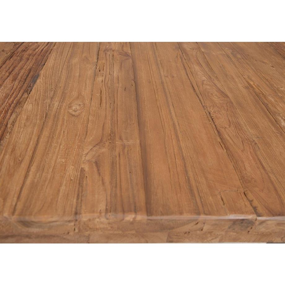 mutoni Tavolo 240x100 cm - teak naturale riciclato - marrone ferro  