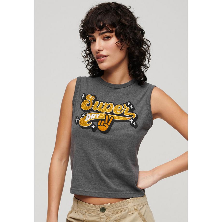 Superdry Canotta Retro Slim Fit  