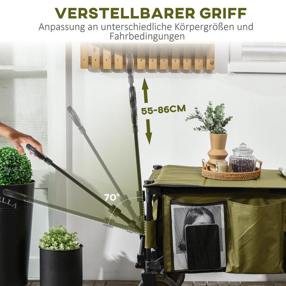 Outsunny  Charrette à bras 