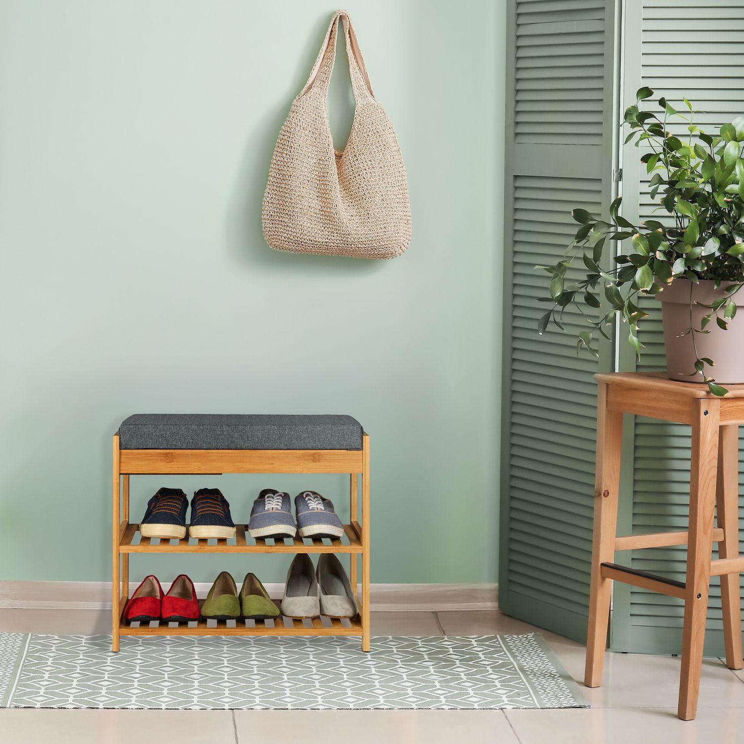 Northio Panca portascarpe con seduta e cassetto  