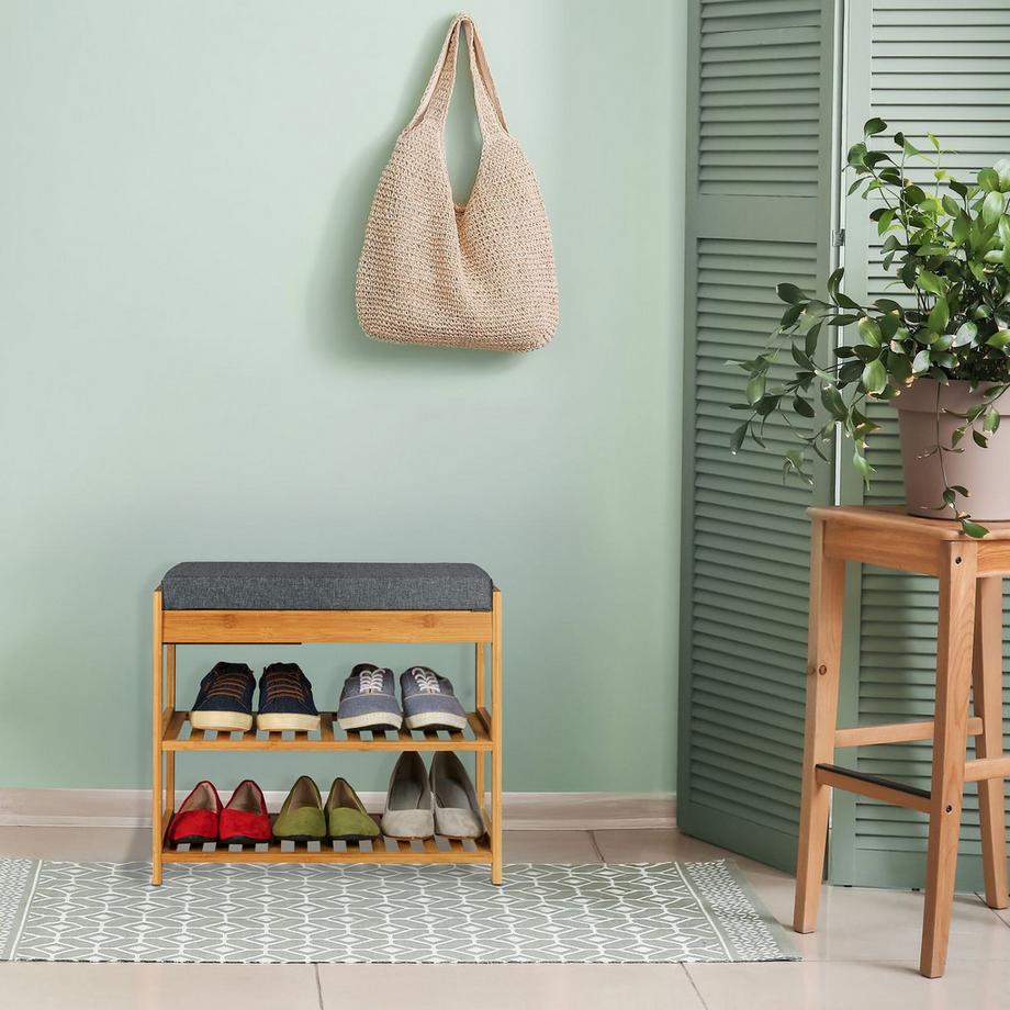 Northio Panca portascarpe con seduta e cassetto  