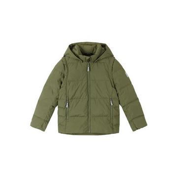 Kinder Daunenjacke 2in1 Porosein Khaki green