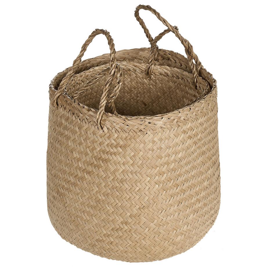 Beliani Korb aus Seegras  HALONG  