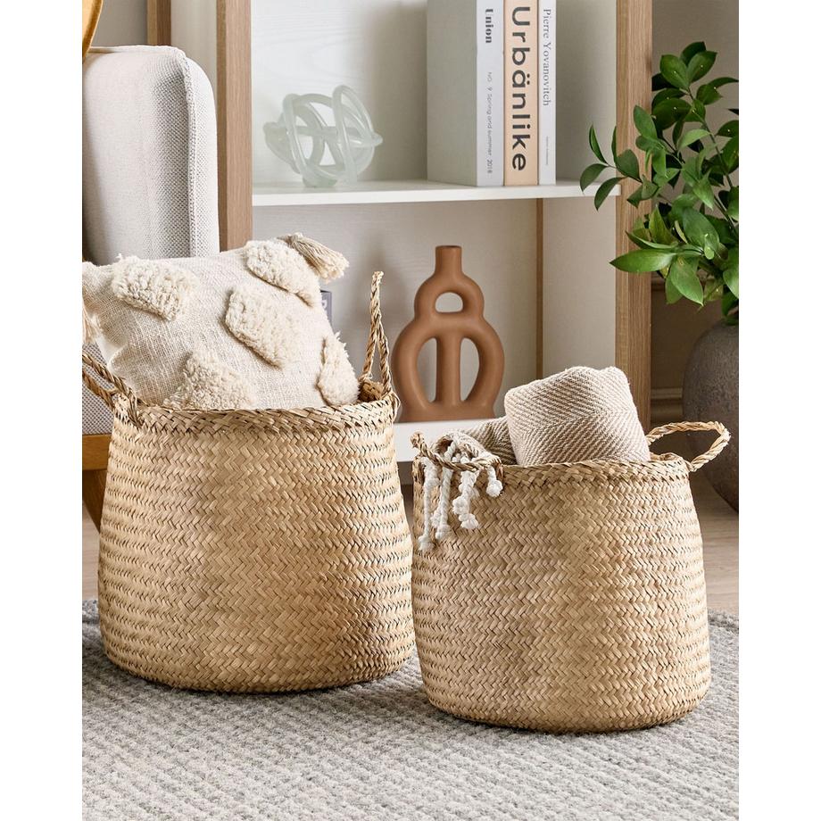 Beliani Korb aus Seegras  HALONG  