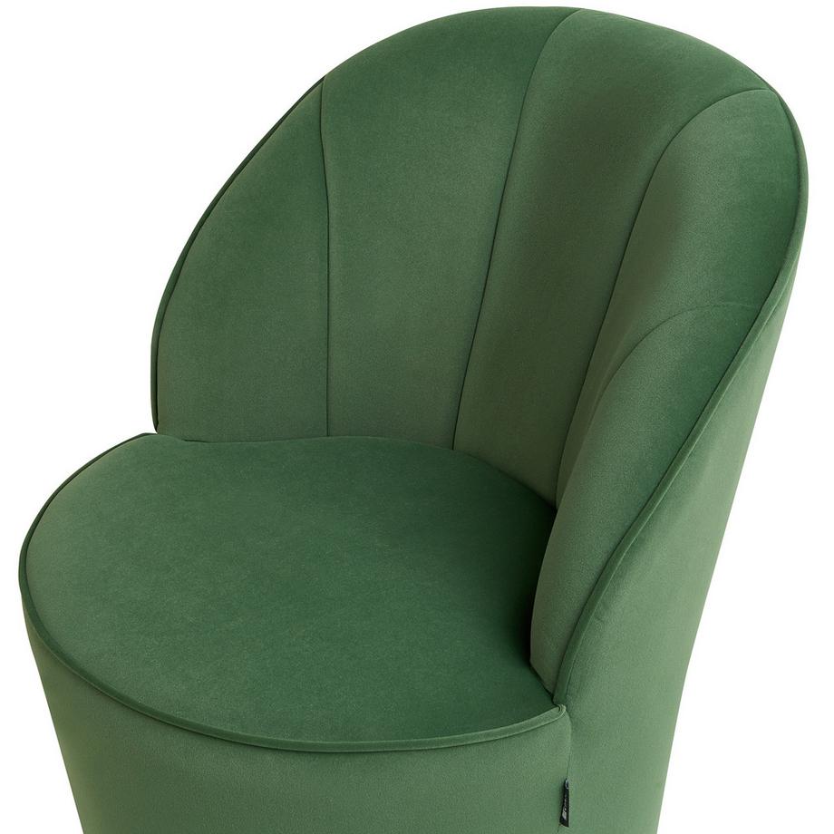 Beliani Sessel aus Samtstoff Glamourös ALBY  
