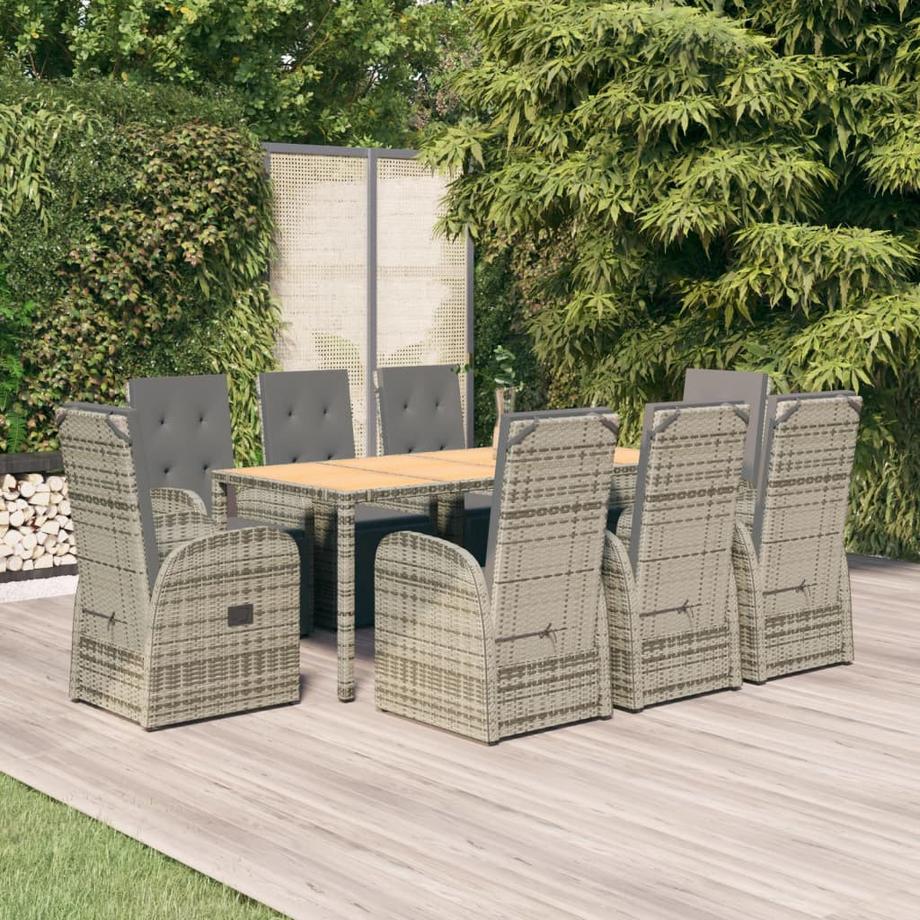 VidaXL Garten essgruppe poly-rattan  