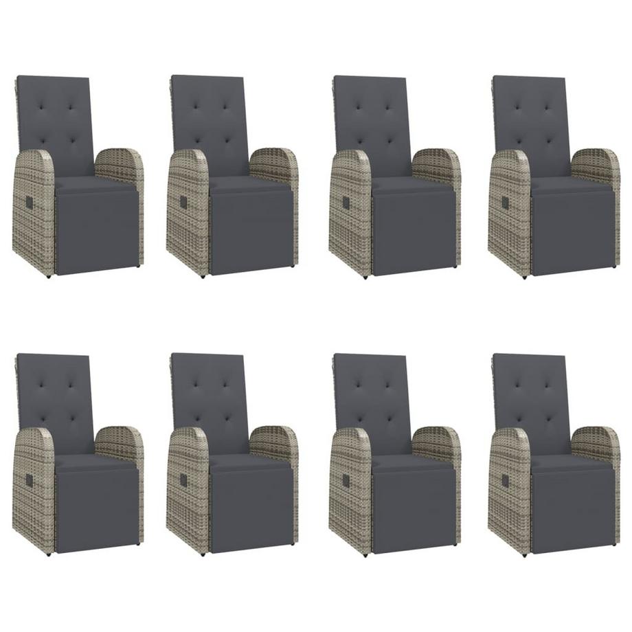 VidaXL Garten essgruppe poly-rattan  