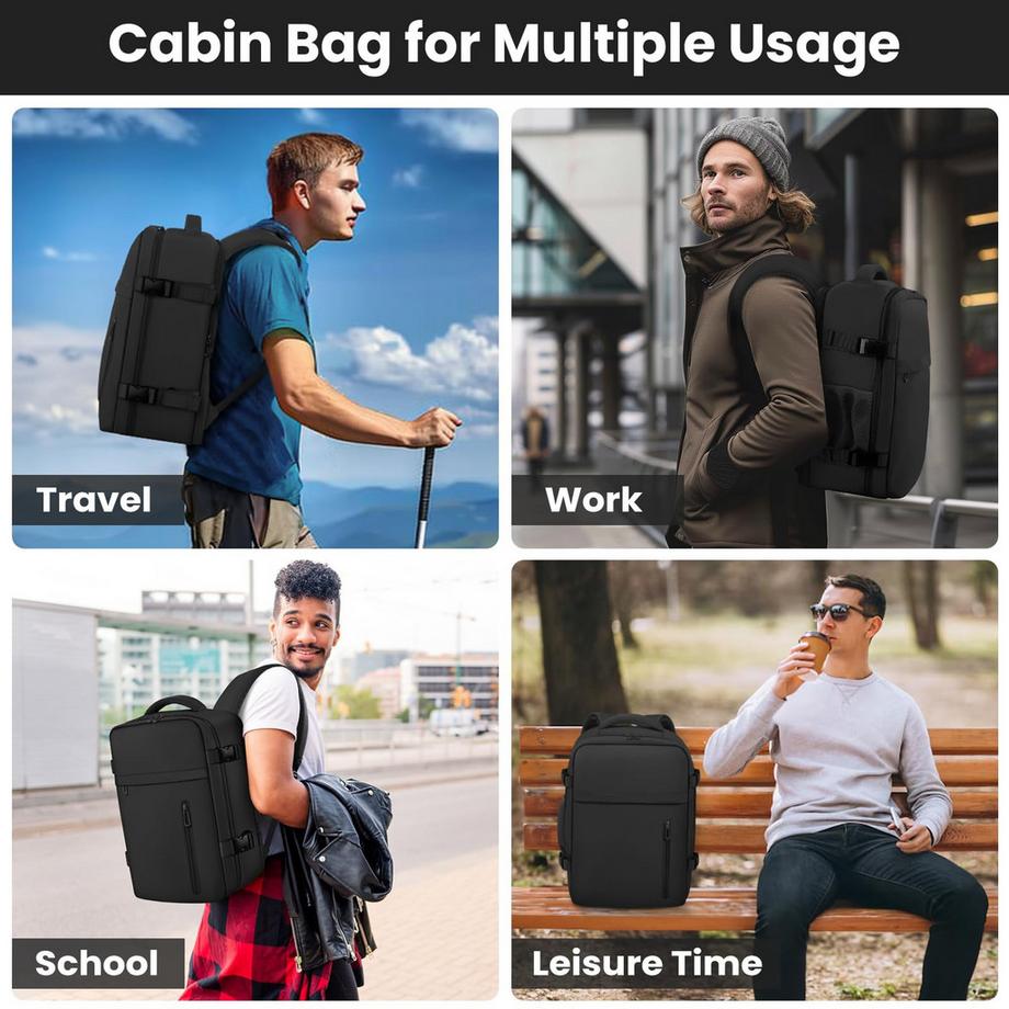 Only-bags.store Kabinengenehmigter Reiserucksack  