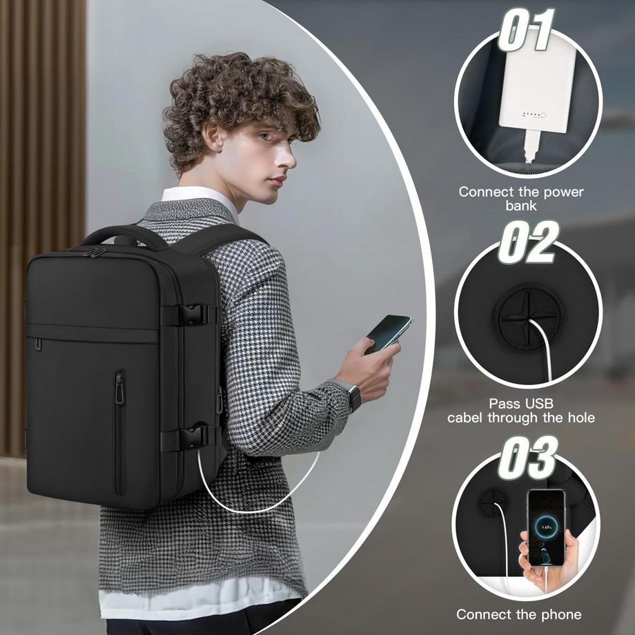 Only-bags.store Kabinengenehmigter Reiserucksack  