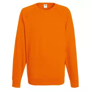 Fruit of the Loom Leichte Raglan-Sweatshirt (240 GSM)  Orange