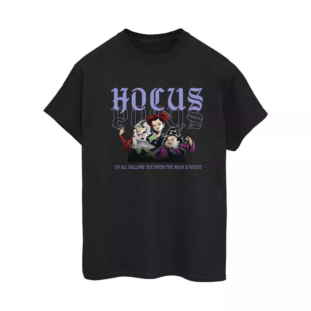 Disney - Hocus Pocus Hallows Eve TShirt, für Damen, Schwarz, Größe XL