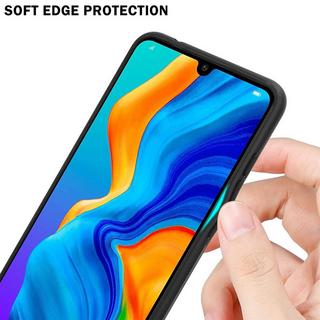 Cadorabo  Housse compatible avec Huawei P30 LITE - Coque de protection bicolore en silicone TPU et dos en verre trempé 