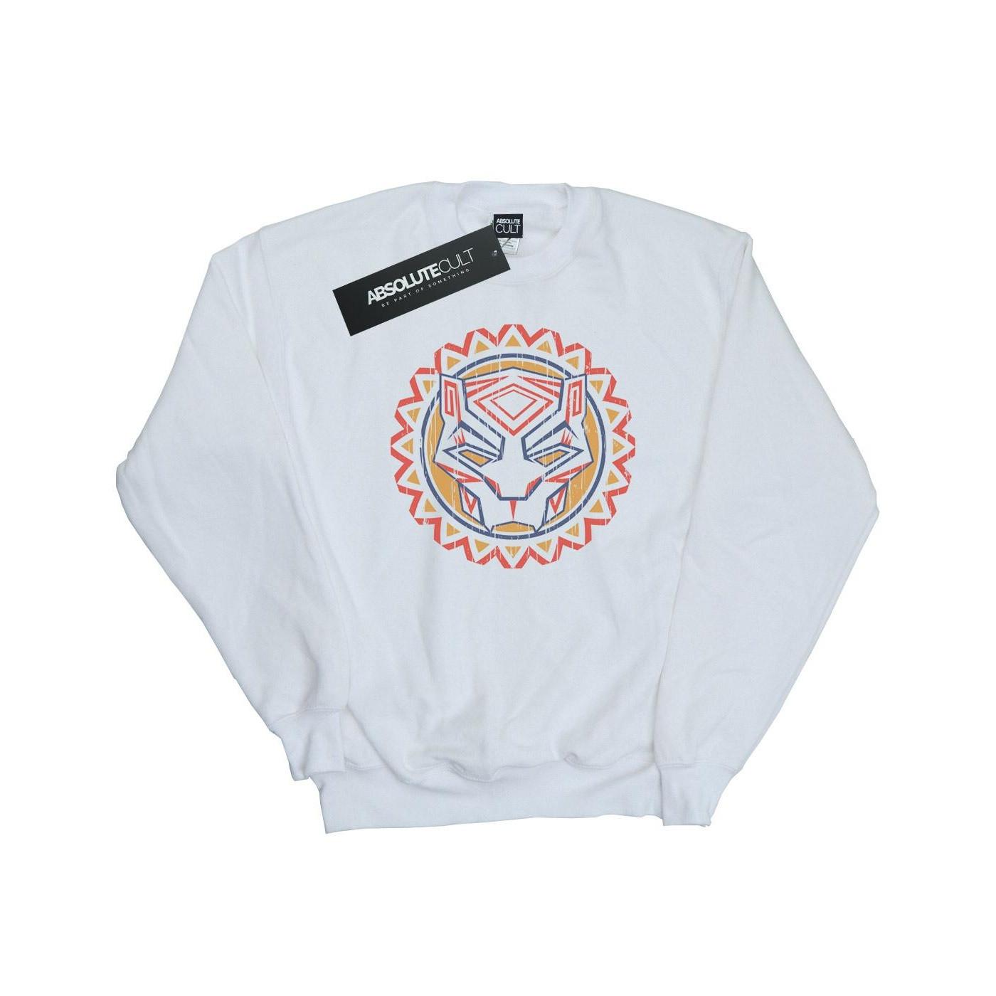 Image of Black Panther Tribal Panther Icon Sweatshirt Mädchen Weiss 152-158