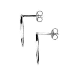 Elli  Boucles d'Oreilles Filigrane Cercle Géo Minimal 