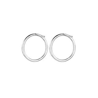 Elli  Boucles d'Oreilles Filigrane Cercle Géo Minimal 