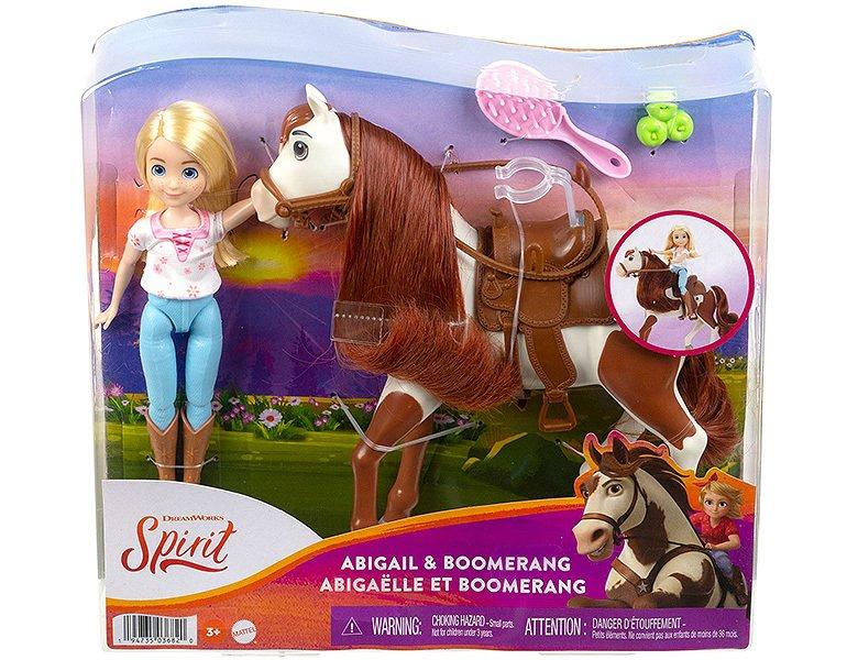 Mattel  Spirit Abigail & Pferd Boomerang 