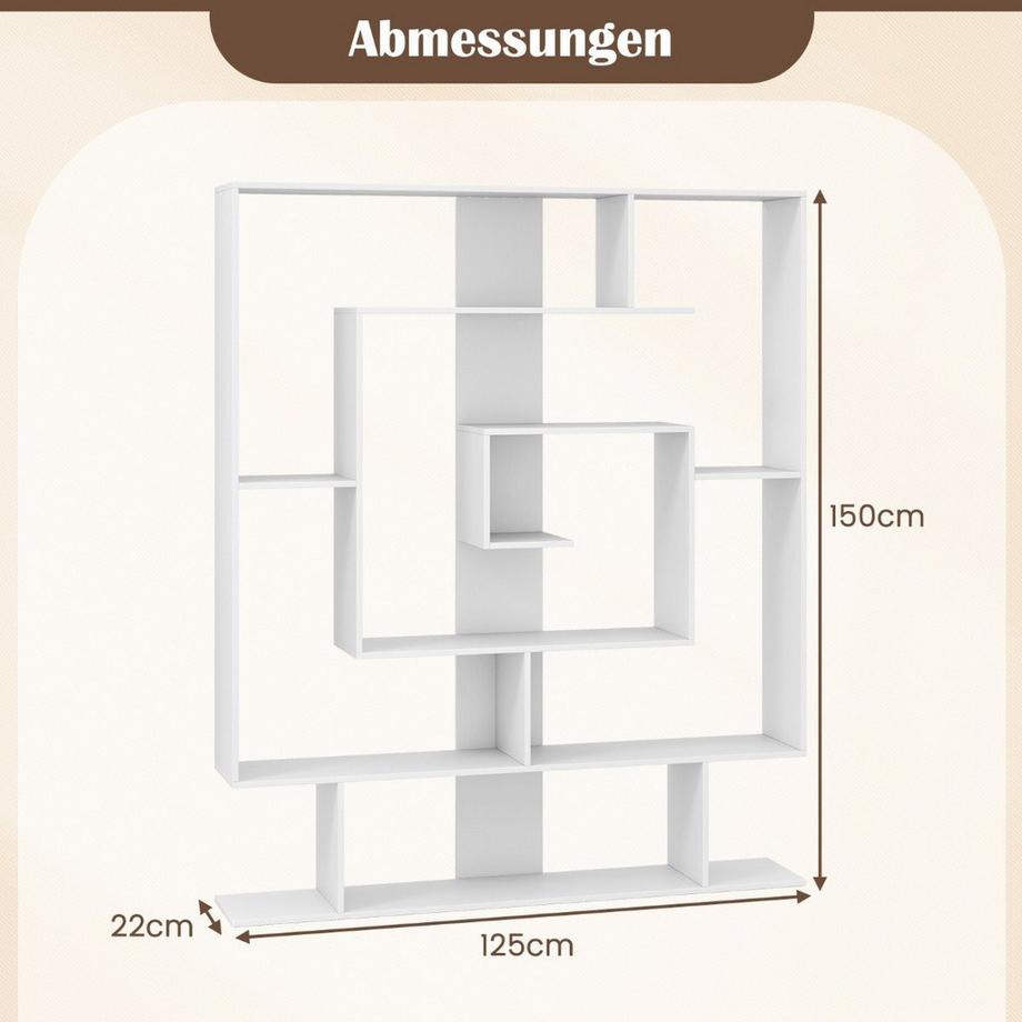 Northix Bibliothèque à 7 niveaux  