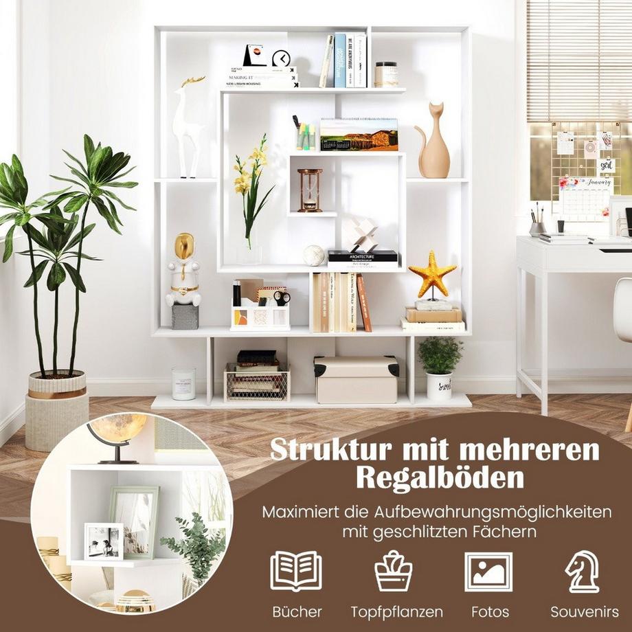 Northix Bibliothèque à 7 niveaux  