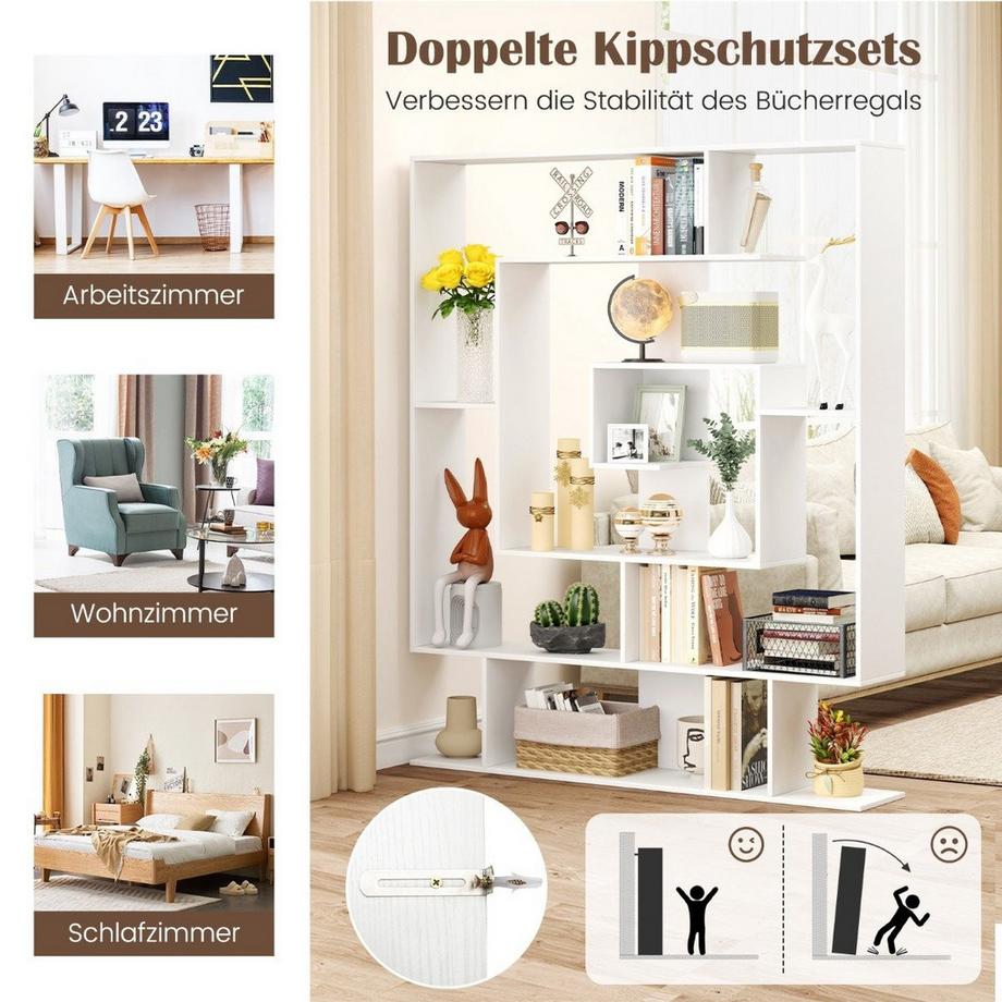 Northix Bibliothèque à 7 niveaux  