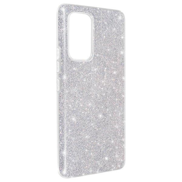 Avizar  Glitter Hülle Samsung A53 5G Silber 