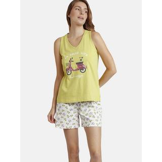 Admas  Pyjama Hausanzug Shorts Tank Top La Dolce Vita 