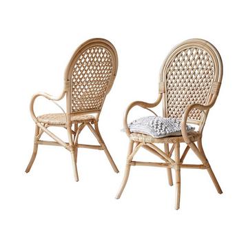 Poltrona in rattan Marius