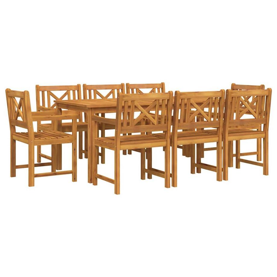 Set de salle à manger bois d'acacia massif