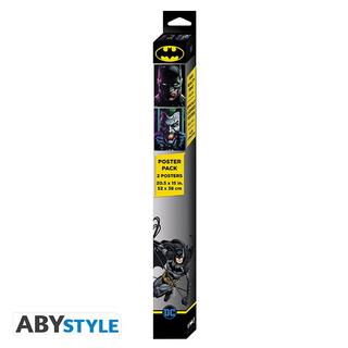 Abystyle  Poster - Packung mit 2 - Batman - Batman & Joker 