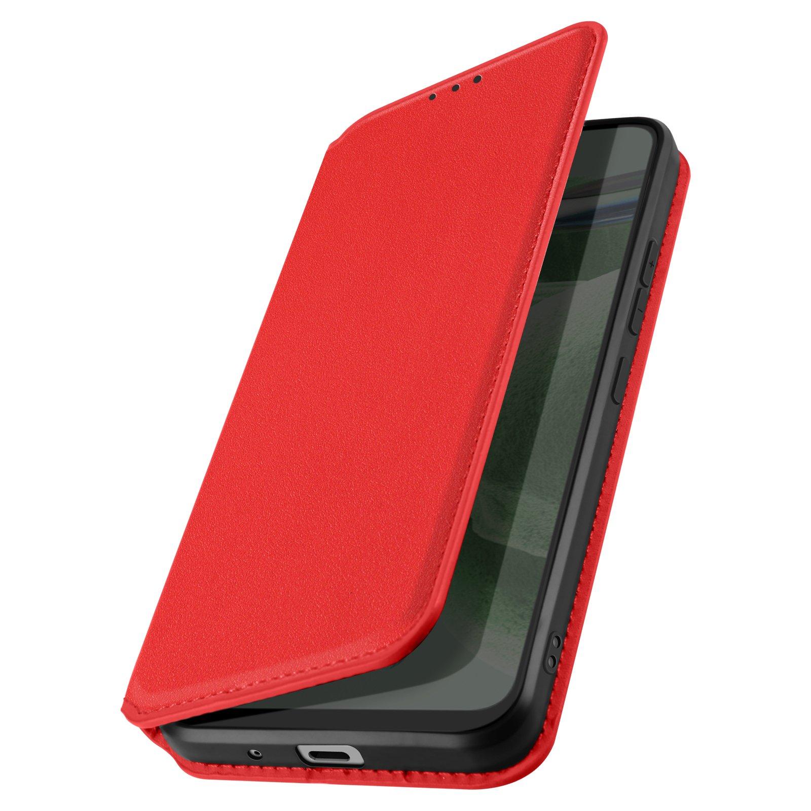 Avizar  Étui Folio Samsung Galaxy A32 5G Rouge 