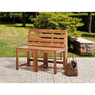 Beliani Banc de jardin en Acacia Rustique TUENNO  