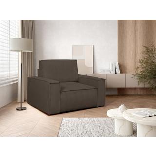 Vente-unique Sessel - Cord - Braun - AMELIA  