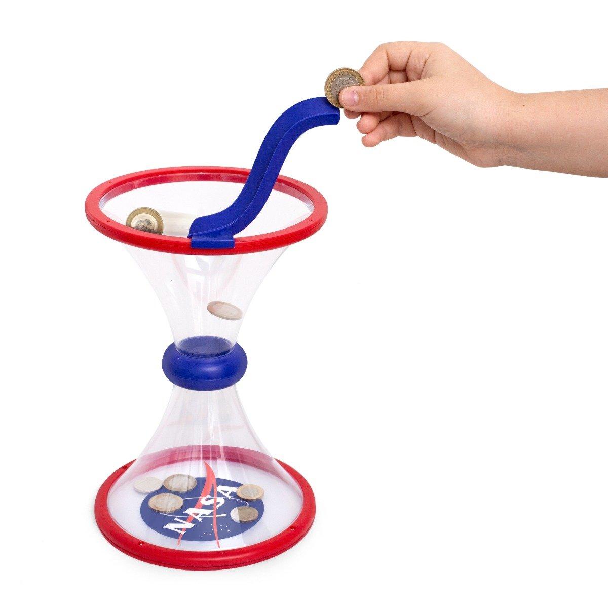 Image of Münzen-Gravitationstrichter "Black Hole Money Box" Transparent