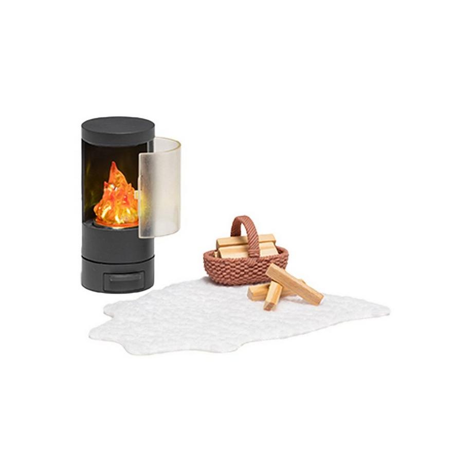 Puppenhauszubehör Kamin Set