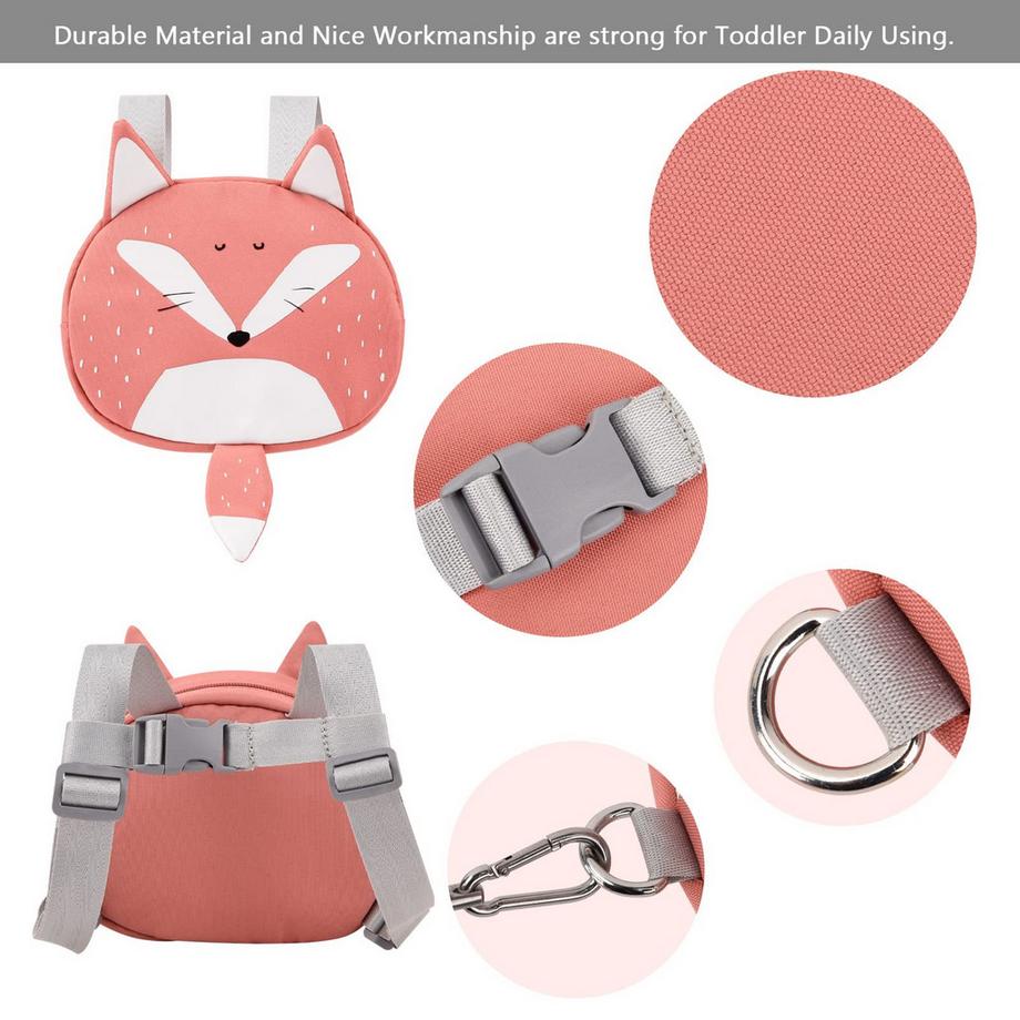 Only-bags.store  Tier-Kleinkind-Rucksack mit Sicherheitsleinen, Mini-Tasche mit Sicherheitsleine für Kinder, tragbarer Rucksack 