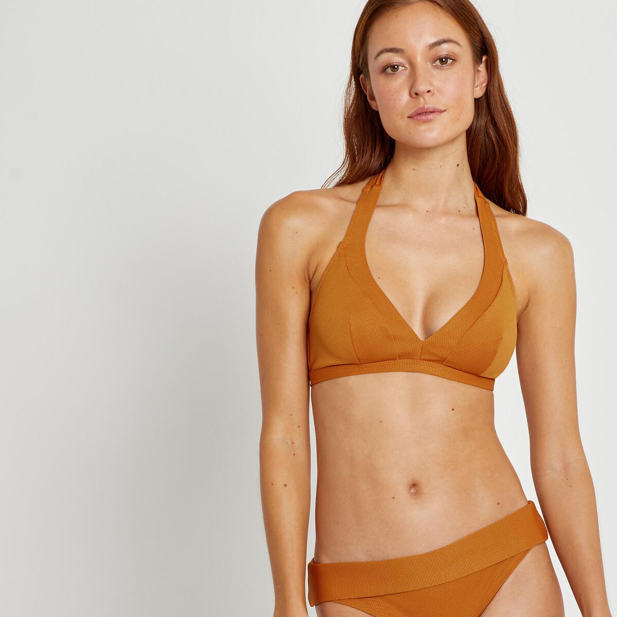 Image of Bikini-oberteil Mit Triangel-cups Damen Gelb 32