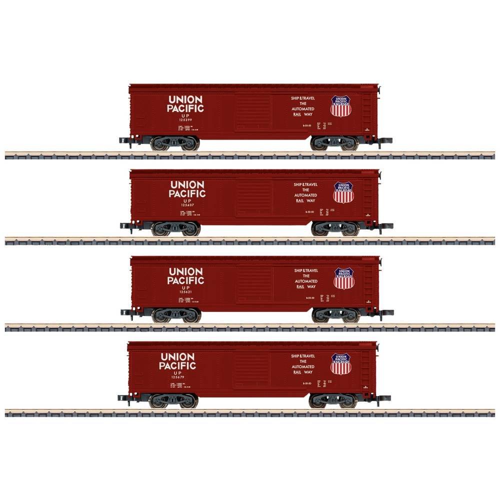 Image of Z 4er-Set Box-Car der Union Pacific Multicolor