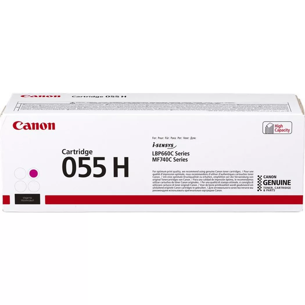 Canon – Toner-Modul 055H magenta CRG 055 MH LBP663/MF742 5900 Seiten, One Size