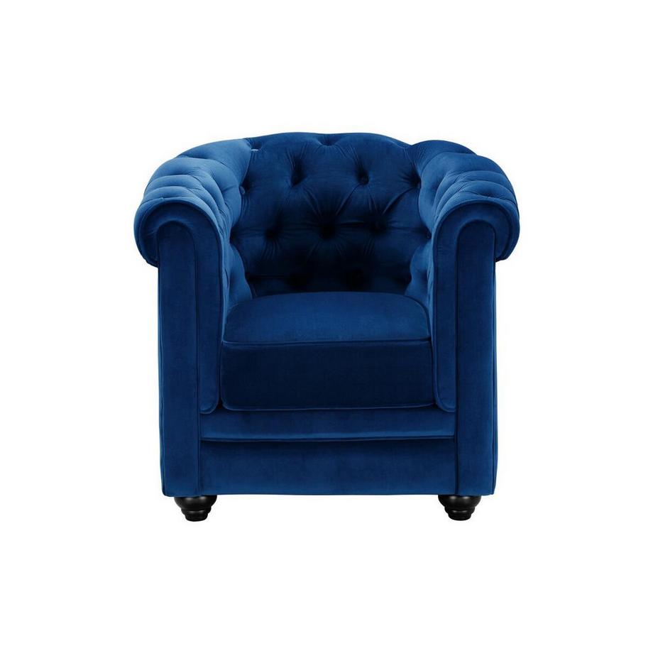 Vente-unique Canapé 3 places 2 fauteuils CHESTERFIELD Velours  