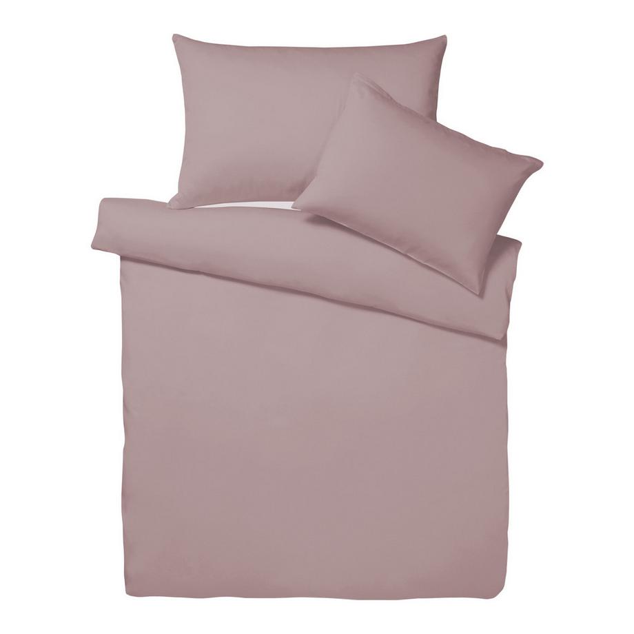 Living Home Taie d'oreiller unie en percale  