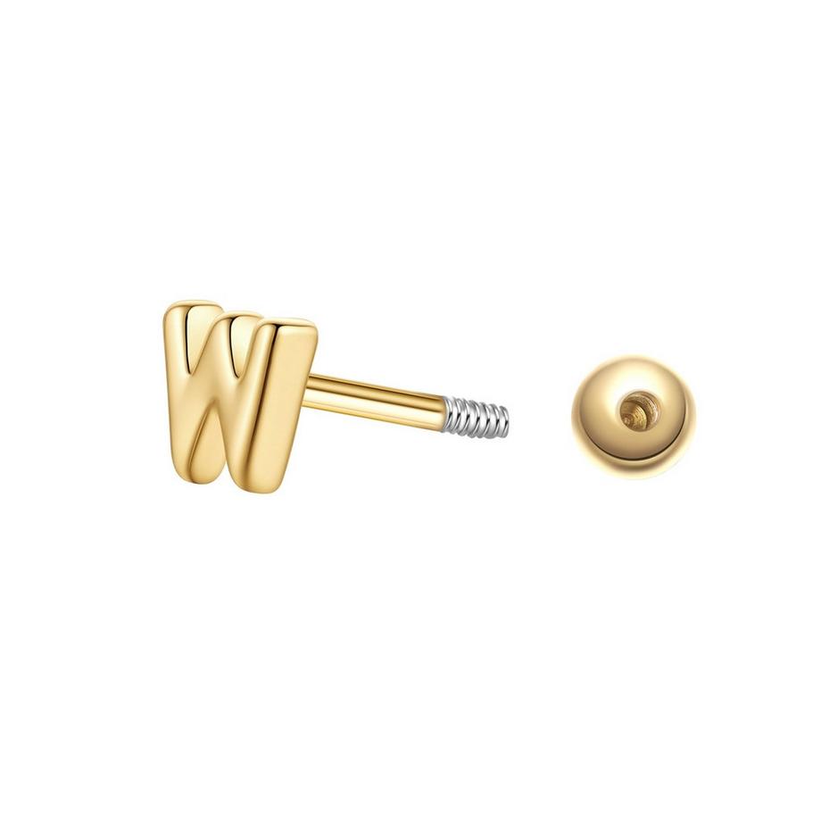 Glanzstücke München  Piercing Buchstabe W 