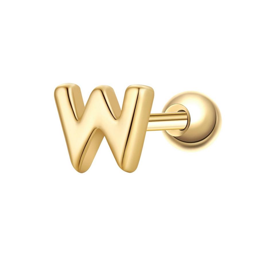 Piercing Buchstabe W