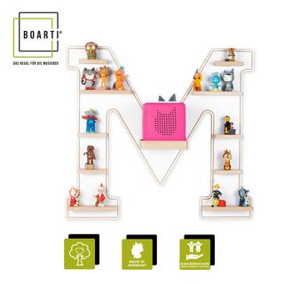 BOARTI Etagère lettre M pour Toniebox Tonies  