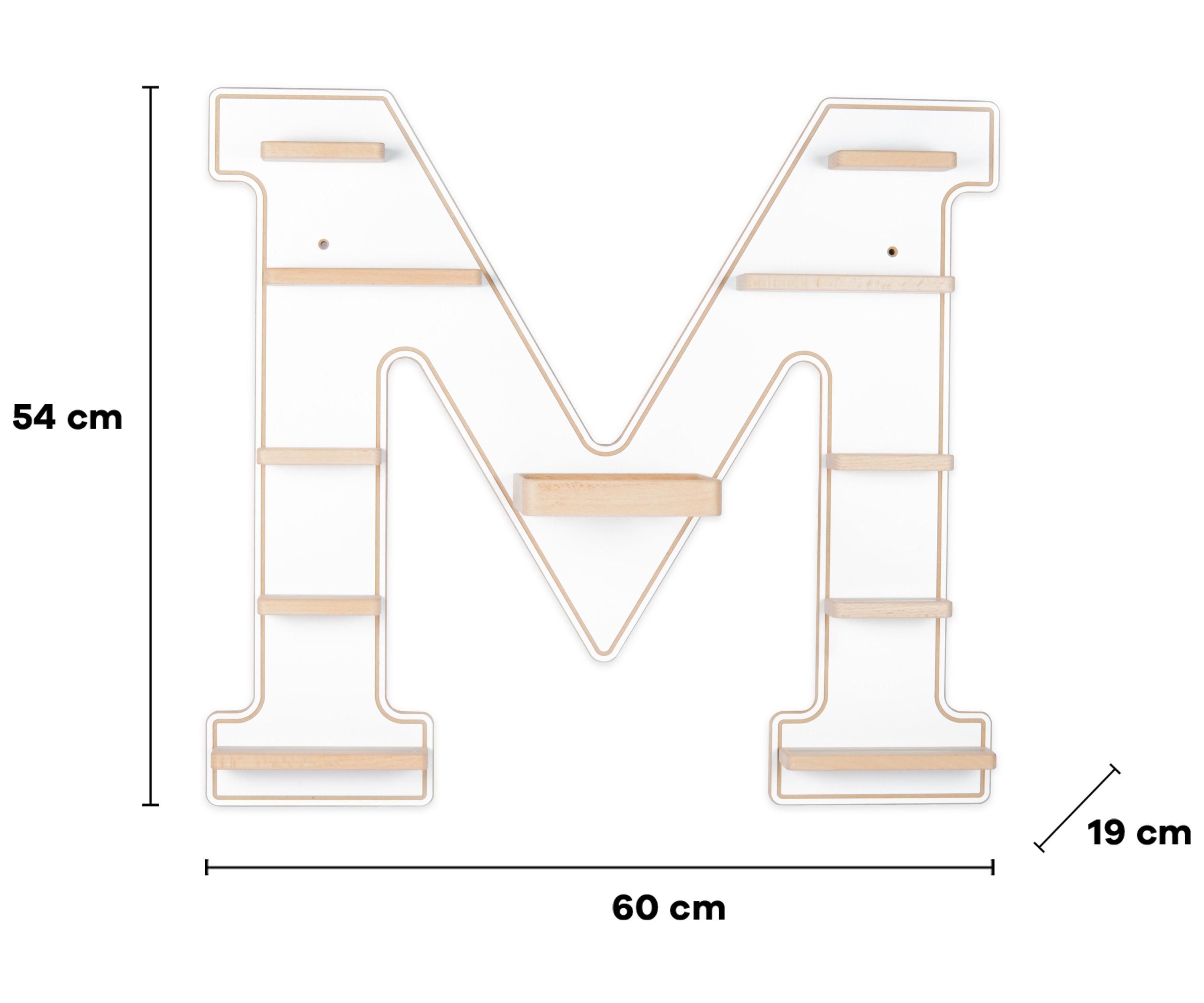 BOARTI Etagère lettre M pour Toniebox Tonies  