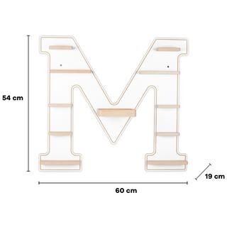 BOARTI Etagère lettre M pour Toniebox Tonies  