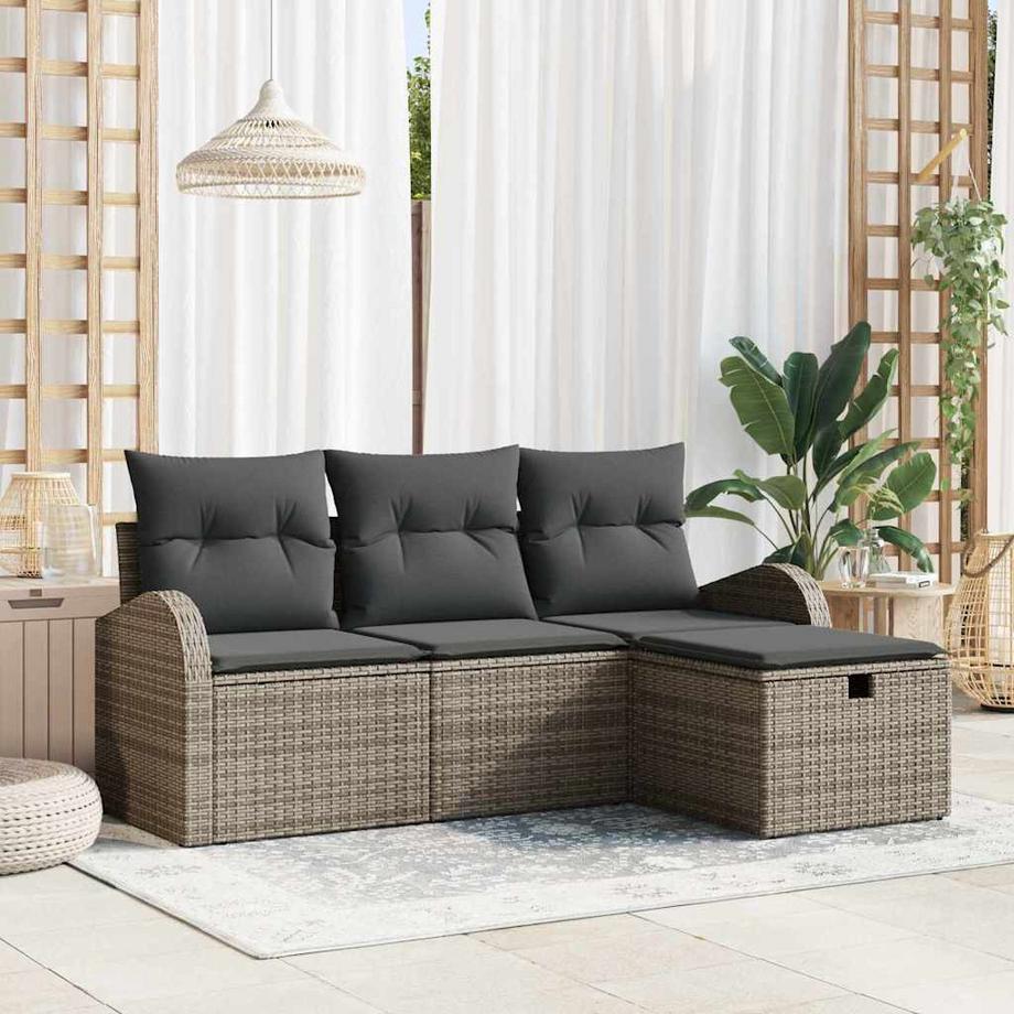 VidaXL Outdoor-sofa poly-rattan  